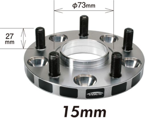 Kuva: Project Kics 12X1.25 HUB56MM 5 - 114.3 Wide Tread Spacers - 15MM