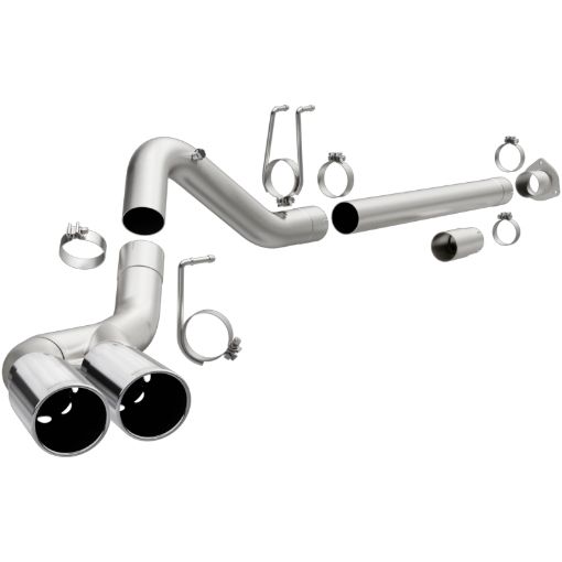 Kuva: MagnaFlow 08 - 17 Ford F - 250F - 350F - 450 4.6L6.7 DPF - Back SS 4in Dual Single Passenger Side Rear Exit