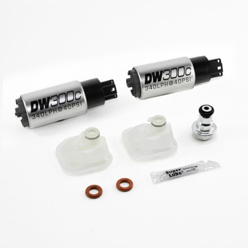 Kuva: DeatschWerks 09 - 15 Cadillac CTS - V DW300c (2) 340 LPH In - Tank Fuel Pumps w Install Kit