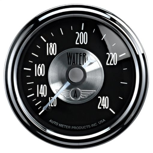 Kuva: Autometer Prestige Series Black Diamond 2 - 116in 120 - 240 Deg F Water Temp Gauge