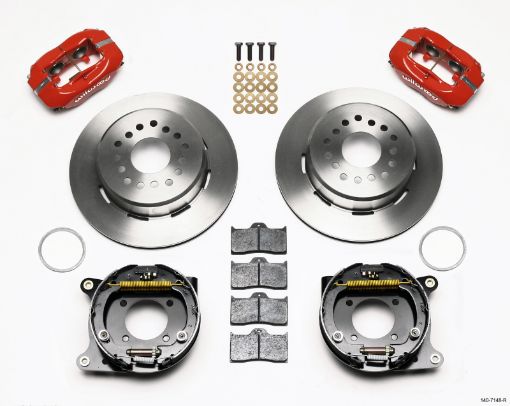 Kuva: Wilwood Forged Dynalite PS Park Brake Kit Red 93 - 97 CamaroFirebird