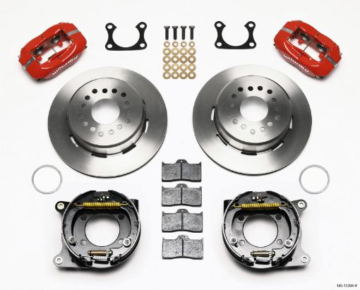 Kuva: Wilwood Forged Dynalite PS Park Brake Kit Red Big Ford 2.36in Offset