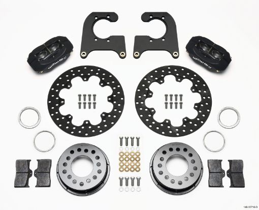 Kuva: Wilwood Forged Dynalite Rear Drag Kit Drilled Rotor Ford 8.8 Special w2.50in Offset - 5 Lug