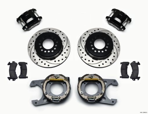 Kuva: Wilwood D154 PS Park Brake Kit Drilled Chevy C - 10 2.42 Offset 5 - lug