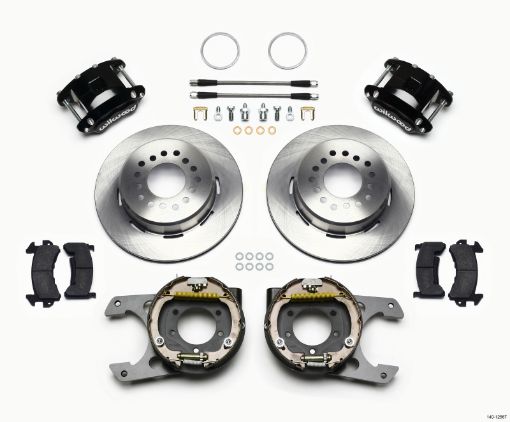 Kuva: Wilwood D154 PS Park Brake Kit Jeep Dana 35 2.56 Off 5 - lug w lines