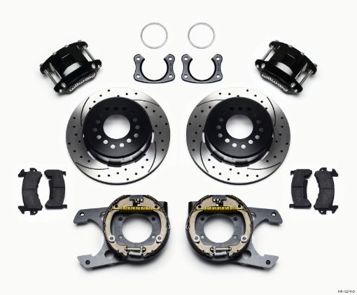 Kuva: Wilwood D154 PS Park Brake Kit Drilled Big Ford New Style 2.36in Offset