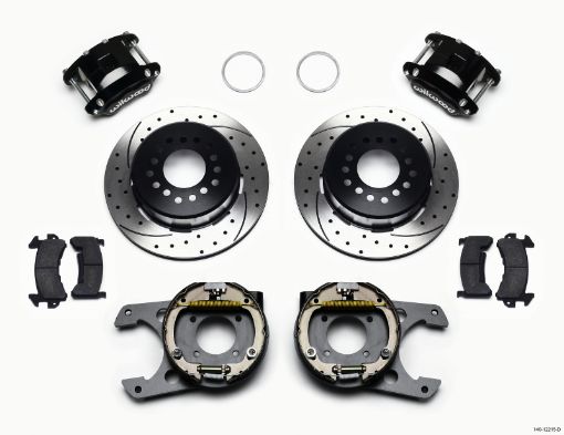 Kuva: Wilwood D154 PS Park Brake Kit Drilled Chevy 12 Bolt 2.75in Off w C - Clips