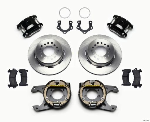 Kuva: Wilwood D154 PS Park Brake Kit MoparDana 2.36in Off wSnap Ring Brng