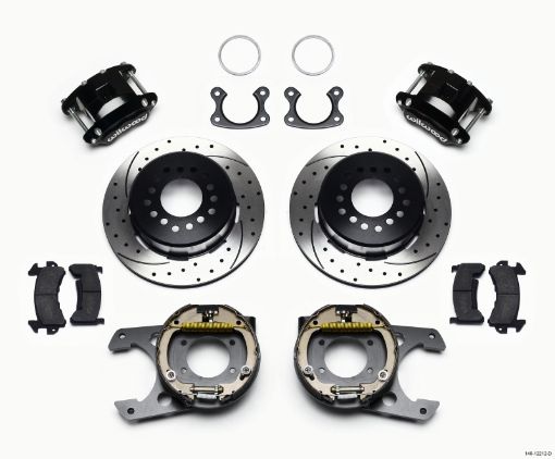 Kuva: Wilwood D154 PS Park Brake Kit Drilled Small Ford 2.50in Offset