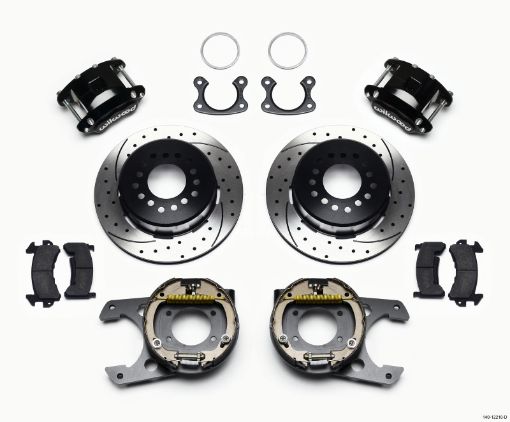 Kuva: Wilwood D154 PS Park Brake Kit Drilled Small Ford 2.66in Offset