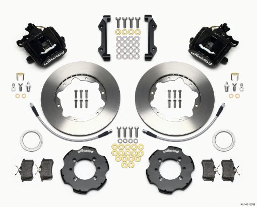 Kuva: Wilwood Combination Parking Brake Rear Kit 11.00in 2012 Fiat 500 w Lines