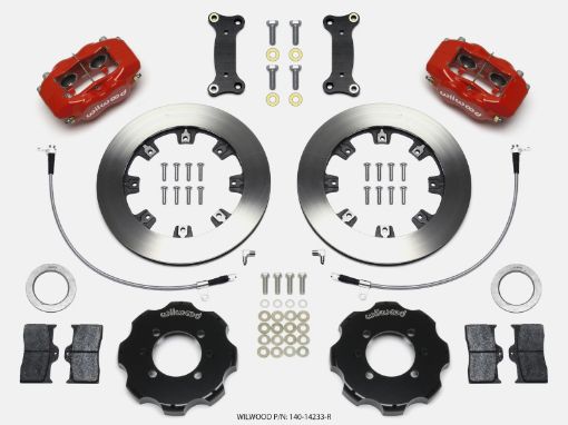 Kuva: Wilwood Forged Dynalite Front Hat Kit 12.19in Red 2016 - Up Mazda MX5 Miata w Lines