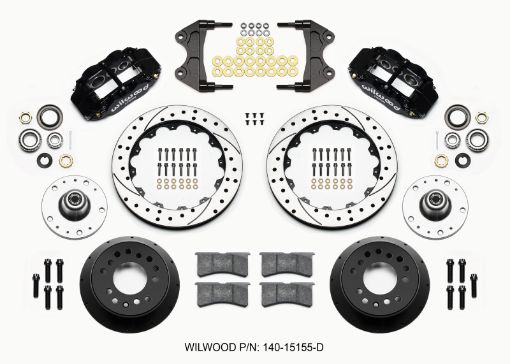 Kuva: Wilwood Narrow Superlite 6R Front Hub Kit 12.88in Drilled WWE ProSpindle (5x4.75in 5x5.00in Hub)