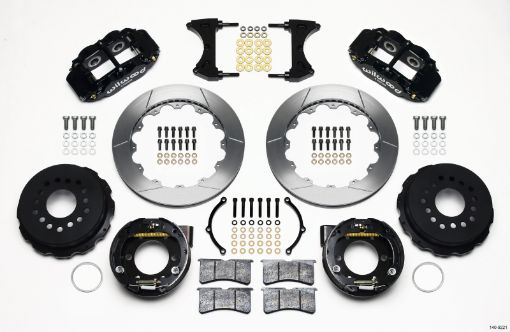 Kuva: Wilwood Narrow Superlite 4R Rear P - Brk Kit 12.88in 2005 - 2014 Mustang