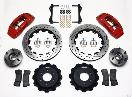 Kuva: Wilwood TC6R Front Kit 16.00in Drilled Red 2004 - 2008 Ford F150