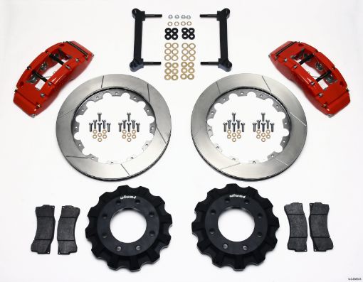 Kuva: Wilwood TC6R Front Kit 16.00in Red 1999 - 2010 GM H2 TruckSUV 2500