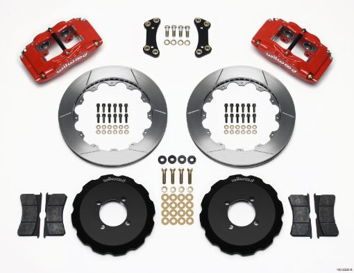 Kuva: Wilwood FSLI4 Front Hat Kit 13.00in Red 2003 - 05 Scion xA xB