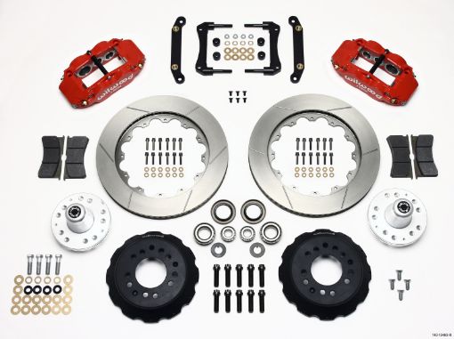 Kuva: Wilwood Narrow Superlite 6R Front Hub Kit 14.00in Red 79 - 81 Camaro