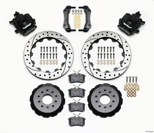 Kuva: Wilwood Combination Parking Brake Rear Kit 12.88in Drilled Mustang 94 - 04