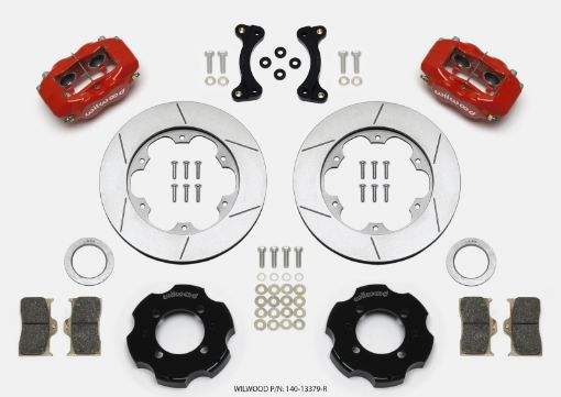 Kuva: Wilwood Forged Dynalite Front Hat Kit 11.00in GT Rotor Red 95 - 05 Miata