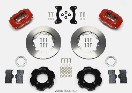 Kuva: Wilwood Forged Dynalite Front Hat Kit 11.00in Red 95 - 05 Miata