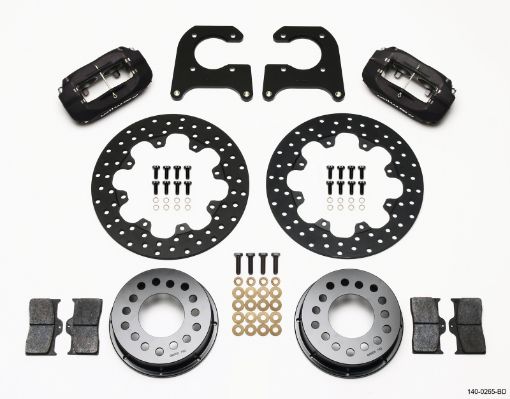 Kuva: Wilwood Forged Dynalite Rear Drag Kit Drilled Rotor M - W Lamb Ends 12in Studs