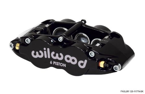 Kuva: Wilwood Caliper - Narrow Superlite 6R - LH - Black 1.621.121.12in Pistons 1.25in Disc