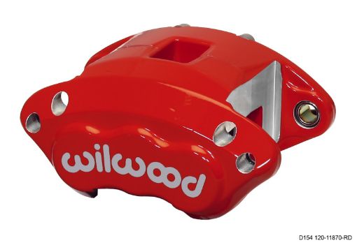 Kuva: Wilwood Caliper - D154 - Red 2.50in Piston 1.04in Disc