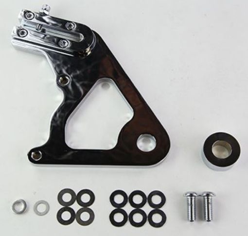 Kuva: Wilwood Caliper Mounting Kit Chrome wBracket GP310 1984 - 99 Softail