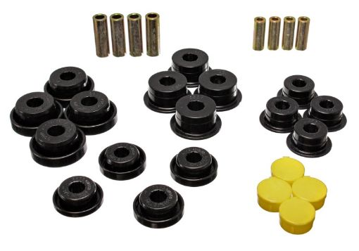 Kuva: Energy Suspension 97 - 06 Jeep Wrangler TJYJ Black Front Control Arm Bushings (Must reuse OEM Outer S