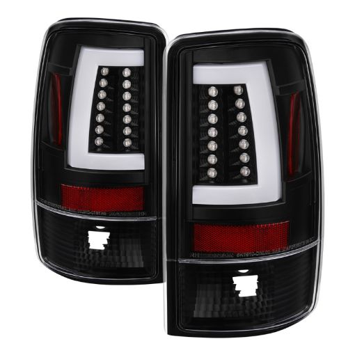 Kuva: Spyder 00 - 06 GMC YukonYukon XL V2 Light Bar LED Tail Lights - Black (ALT - YD - CD00V2 - LBLED - BK)