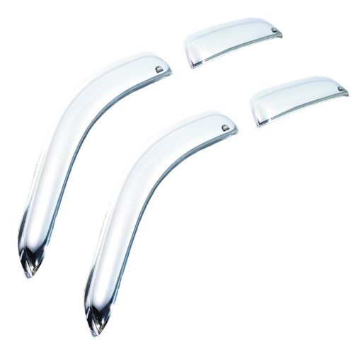 Kuva: AVS 02 - 10 Ford Explorer (4 Door) Ventvisor Front Rear Window Deflectors 4pc - Chrome