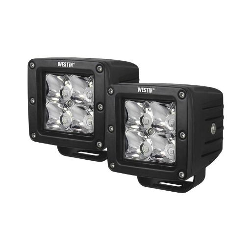 Kuva: Westin Compact LED - 4 5W Cree 3 inch x 3 inch (Set of 2) - Black