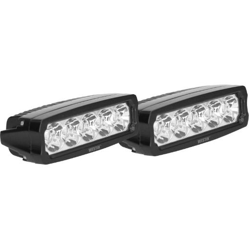 Kuva: Westin Fusion5 LED Light Bar Single Row 5.5 inch Flex w3W Epistar (Set of 2) - Black