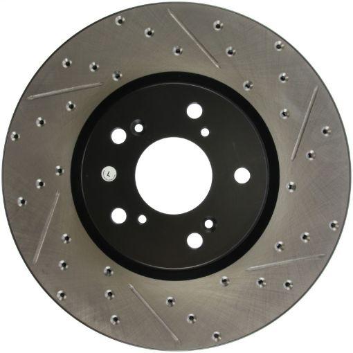 Kuva: StopTech 04 - 08 Acura TL (Brembo Caliber) SportStop Slotted amp Drilled Left Front Rotor