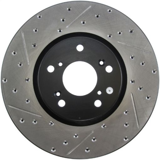 Kuva: StopTech 04 - 08 Acura TL (Brembo Caliber) SportStop Slotted amp Drilled Right Front Rotor