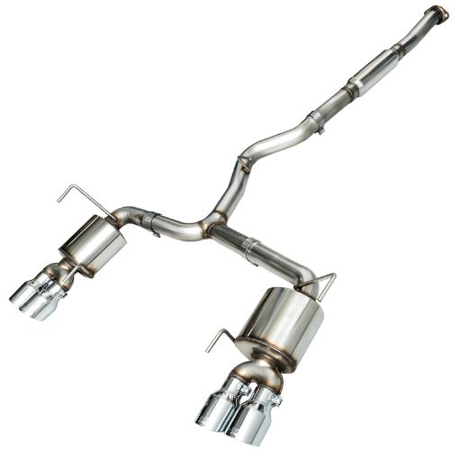 Kuva: AWE Tuning 2015 Subaru WRX VA Sedan Touring Edition Exhaust - Chrome Silver Tips (102mm)