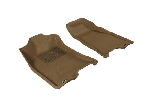 Kuva: 3D MAXpider 2004 - 2012 ChevroletGMC ColoradoCanyon Crew Cab Kagu 1st Row Floormat - Tan