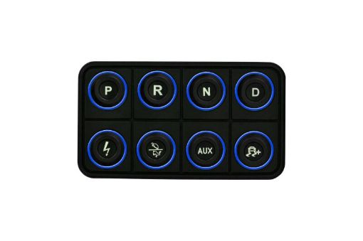 Kuva: AEM EV 8 Button Keypad CAN Based Programmable Backlighting