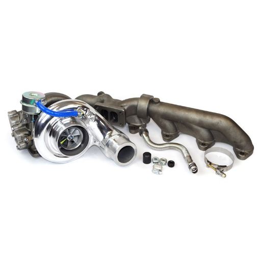 Kuva: Industrial Injection 07.5 - 09 Dodge 6.7L Cummins Silver Bullet 62mm Turbo Kit