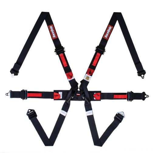 Kuva: RaceQuip Black FIA 6pt Pull Up Lap FHR Formula Sub