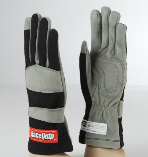 Kuva: RaceQuip Black 1 - Layer SFI - 1 Glove - Small