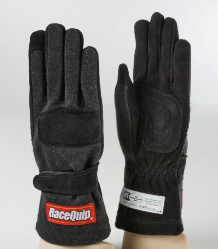 Kuva: RaceQuip Black 2 - Layer SFI - 5 Glove - Medium