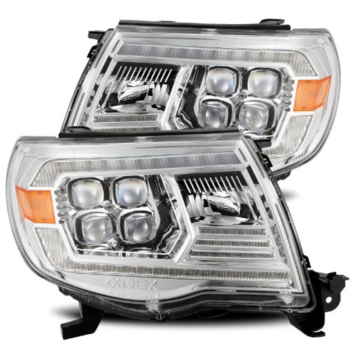 Kuva: AlphaRex 05 - 11 Toyota Tacoma NOVA LED Projector Headlights Plank Style Chrome wActivation LightDRL